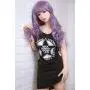 Purple Haired Sex Doll Lifelike Love Doll Lyric 158cm Purple Haired Sex Doll Lifelike Love Doll Lyric 158cm