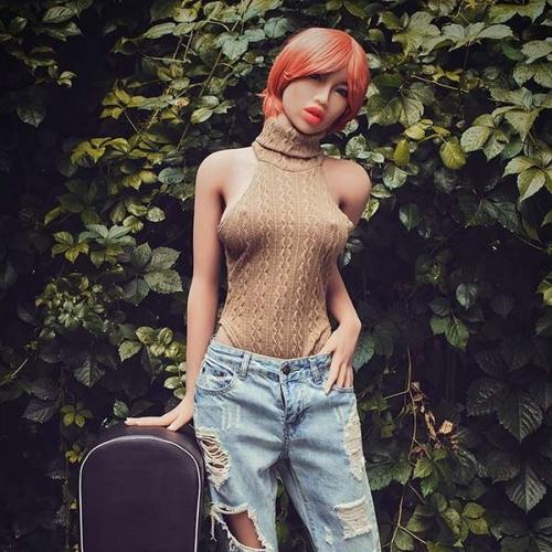 TOP Real Size Red Hair Sex Doll Vera 166cm