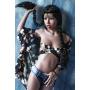 Black Queen Sex Doll With Small Breast Morgan 168cm