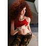 Redhead Sex Doll Slender Real Love Doll Mabel 160cm
