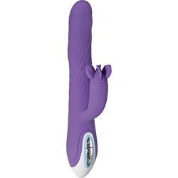 Tilt-O-Whirl Spinning Clitoral Stimulator Rabbit Dual Vibrator