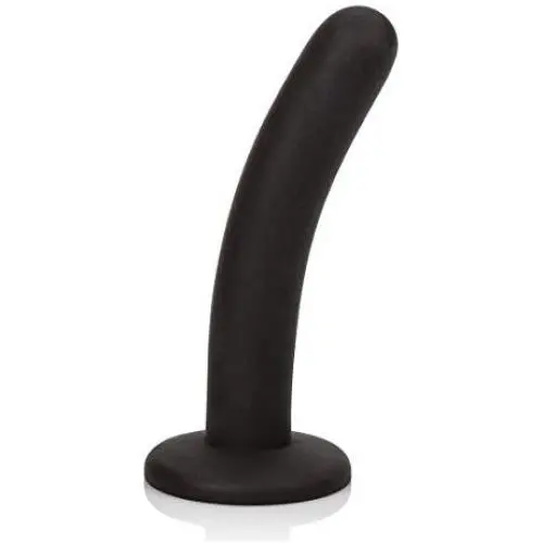CalExotics Silicone Pegging Probe - Silicone Butt Plug With Suction Cup Base - Waterproof Anal Fetish Sex Toys for Couples - Black CalExotics Silicone Pegging Probe - Silicone Butt Plug With Suction Cup Base - Waterproof Anal Fetish Sex Toys for Couples - Black