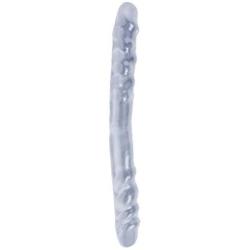 Pipedream Basix 16-inch Double Dong, Clear