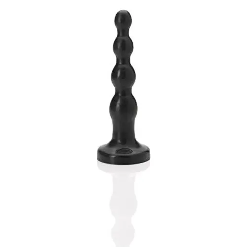 Tantus Ripple - Ultra-Premium Silicone Anal Butt Plug Beads - Large Black Tantus Ripple - Ultra-Premium Silicone Anal Butt Plug Beads - Large Black