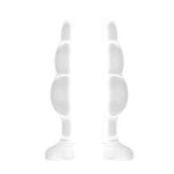 Number 51 Large Hollow Tunnel Butt Plug 5 Inch Translucent