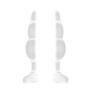 Number 51 Large Hollow Tunnel Butt Plug 5 Inch Translucent