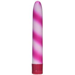 CalExoticsWaterproof Candy Cane Vibrator, Pink, 7"