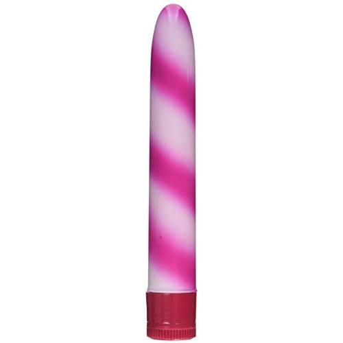 CalExoticsWaterproof Candy Cane Vibrator, Pink, 7"