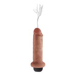 Pipedream Products King Cock 6 Inch Squirting Cock, Tan