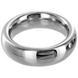 Master Series Stainless Steel Cock Ring, Medium