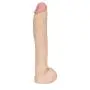 The Naturals Dong with Balls Flesh Dildo, 12 Inch