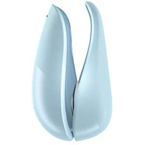 Womanizer Liberty Silent Lay On Vibe for Her, 30 ml We-Vibe Lubricant Included, Clitoral Stimulating Pleasure Air Technology with 6 Intensity Levels, Powder Blue