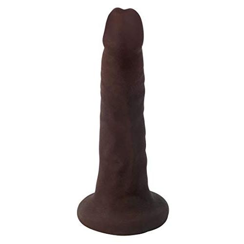 Curve Novelties Easy Riders 6 Inch Dual Density Dildo, Brown