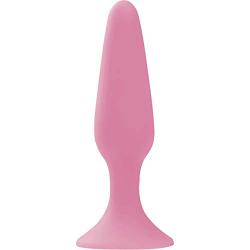 Pure Love 4.5 Inch Silicone Anal Butt Plug, Pink Color, Adult Sex Toy, Classic Sex Toy