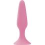 Pure Love 4.5 Inch Silicone Anal Butt Plug, Pink Color, Adult Sex Toy, Classic Sex Toy