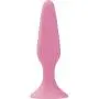 Pure Love 4.5 Inch Silicone Anal Butt Plug, Pink Color, Adult Sex Toy, Classic Sex Toy