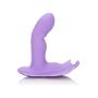 CalExotics Venus Butterfly Silicone Remote Rocking Penis – Hands Free Strap On Personal Massager Probe with Controller – Waterproof Adult Vibrator Sex Toy for Couples - Purple