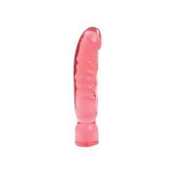 Doc Johnson Crystal Jellies - 12 Inch Big Boy - Pink