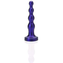 Tantus Ripple - Ultra-Premium Silicone Anal Butt Plug Beads - Small Midnight Purple