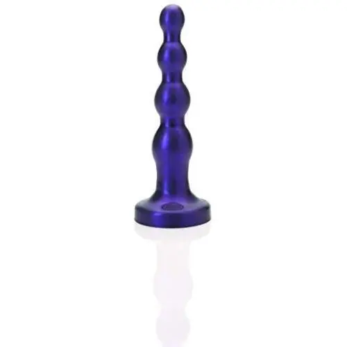 Tantus Ripple - Ultra-Premium Silicone Anal Butt Plug Beads - Small Midnight Purple Tantus Ripple - Ultra-Premium Silicone Anal Butt Plug Beads - Small Midnight Purple