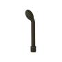 Doc Johnson Mood - Frisky - Curved for Direct G-Spot Stimulation - Curved for Clit Stimulation During Sex - Made of Velvet Touch ABS Plastic - Powerful Multi-Speed Vibrator - Black