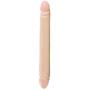 CalExotics Smooth Double Dildo, Ivory, 12 Inches