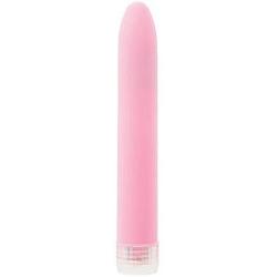 Adam & Eve Signature Toys Velvet Kiss Waterproof Vibrator, Pink, 6 Inch