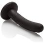 CalExotics Silicone Pegging Probe - Silicone Butt Plug With Suction Cup Base - Waterproof Anal Fetish Sex Toys for Couples - Black