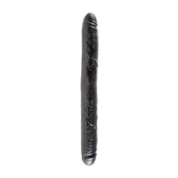 Pipedream King Cock Thick Double, Black, 16 Inch