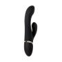 Evolved Novelties Rechargeable Silicone Extreme Rumble Rabbit Vibrator Black