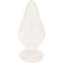 Eastern Delights Rock The Hell Huge Glass Butt Plug, Crystal Anal Plug Plug Pleasure Wand Anal Trainer, 28 oz