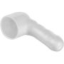 Massager Attachments Massage Accessories Accessory Attachment Silicone- Two Different Styles (White)