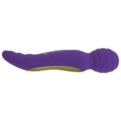 New Twistty Rechargable Dual Vibrating Wand Premium Wellness Full-Body Massage Wand + Includes a Free Earthly Body Hand & Body Velvet Lotion 7oz Tube