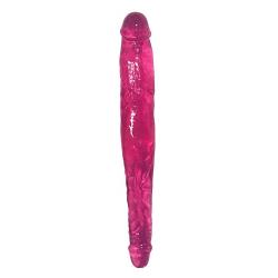 Curve Novelties Lollicock Sweet Slim Stick Double Dildo, Pink