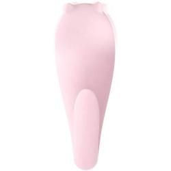 Vibrator 8 frequency Internet Long Remote Control USB Charge Vibrating Egg Bluetooth Connected G Spot Monster Pub Vibrator (Pink)