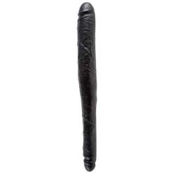 Pipedream King Cock, Tapered Double Black, 16 Inch