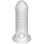 Doc Johnson OptiMALE - ULTRASKYN Extender with Ball Strap - Thick, Frost Doc Johnson OptiMALE - ULTRASKYN Extender with Ball Strap - Thick, Frost