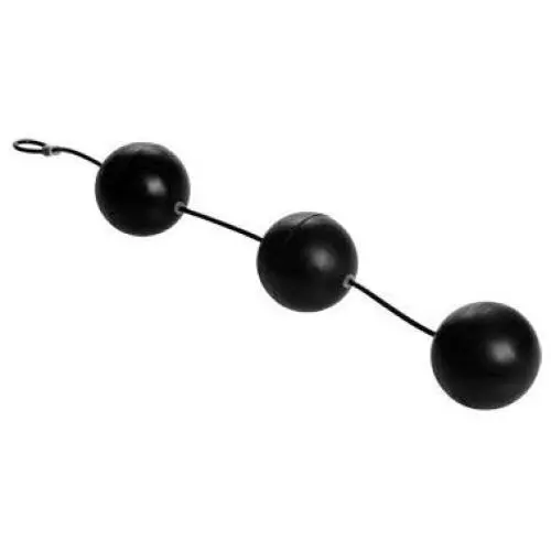 Master Series XXL Triple Silicone Anal Beads, 0.63 Pound Master Series XXL Triple Silicone Anal Beads, 0.63 Pound
