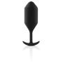 B-VIBE - Snug Plug 4 - Precision-Shaped, Snug & Comfortable Fit Plug That Provides A Sensual Feeling of Fullness (Insertable Size: 13.3 cm / 5.2 in x 4.4 cm / 1.7 - Weight: 257 Grams - Color: Black)