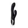 Evolved Novelties Rechargeable Silicone Extreme Rumble Rabbit Vibrator Black