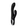 Evolved Novelties Rechargeable Silicone Extreme Rumble Rabbit Vibrator Black