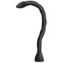 Kink by Doc Johnson - Everything Butt - The Serpent - Dual Density Anal Snake - 20.25&quot Long and 1.4&quot Wide - Vac-U-Lock Compatible - SecondSkyn™ Silicone - Black