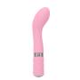 Pure Love Silicone G-Spot Vibrator Pink, Rechargeable and Multi Speed with Swarovski Crystal Button, Pretty Quilted Vibrator