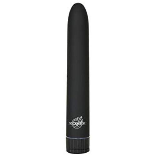 Doc Johnson Black Magic - 7 Inch Multi-Speed Vibrator - Velvet Touch ABS Plastic - Waterproof - Classic Shape - Black