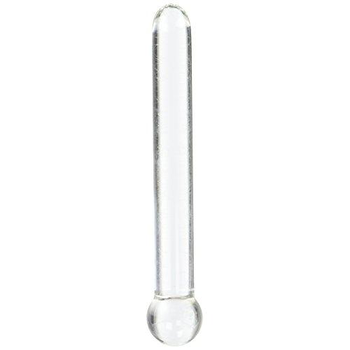 Fresh Dildo, Borosilicate Glass, Sleek Wand, Clear