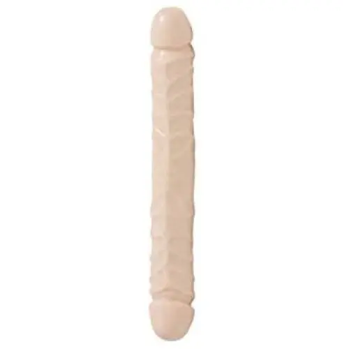 Doc Johnson Jr. Double Header Veined Bender Dildo, 12 Inches Doc Johnson Jr. Double Header Veined Bender Dildo, 12 Inches