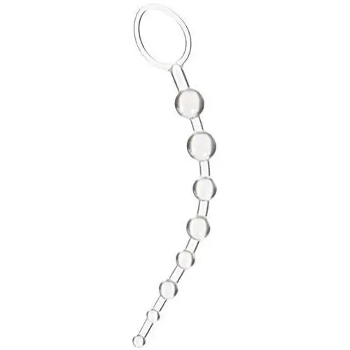 California Exotics Shanes World Anal 101 Intro Beads, Clear California Exotics Shanes World Anal 101 Intro Beads, Clear