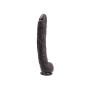 Doc Johnson Classic - Dick Rambone - 14.5 Inch Dildo with Suction Cup - 7.38 in. Girth and 13.4 in. Insertable Length - O-Ring Harness Compatible - Black