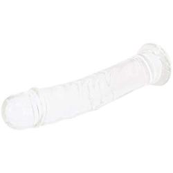 Eastern Delights 8.5 Inches Realistic Dildo Glass Pleasure Wand Anal Sex Toy