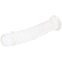 Eastern Delights 8.5 Inches Realistic Dildo Glass Pleasure Wand Anal Sex Toy